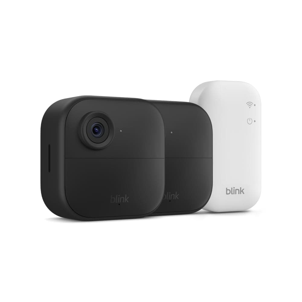 Blink Outdoor 4 – Wireless smart security camera, two-year battery life, 1080p HD day and infrared night live view, two-way talk. Sync Module Core included – 2 camera system thumbnail 2