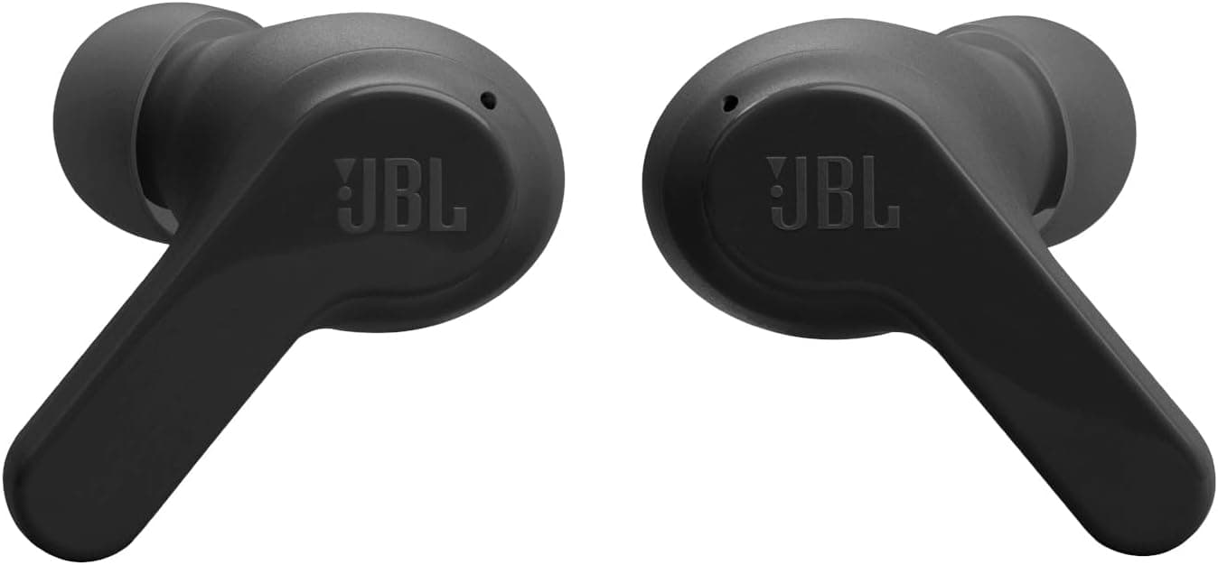 JBL Vibe Beam - True Wireless JBL Deep Bass Sound Earbuds, Bluetooth 5.2, Water & Dust Resistant, Hands-free call with VoiceAware, Up to 32 hours of battery life (Black) thumbnail 3