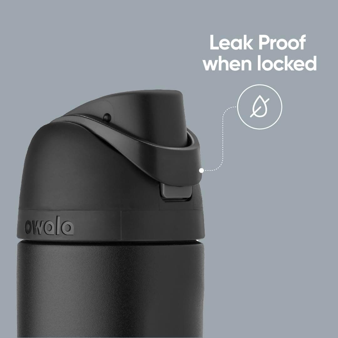 Owala FreeSip Insulated Stainless Steel Water Bottle with Straw, BPA-Free Sports Water Bottle, Great for Travel, 24 Oz, Denim thumbnail 7