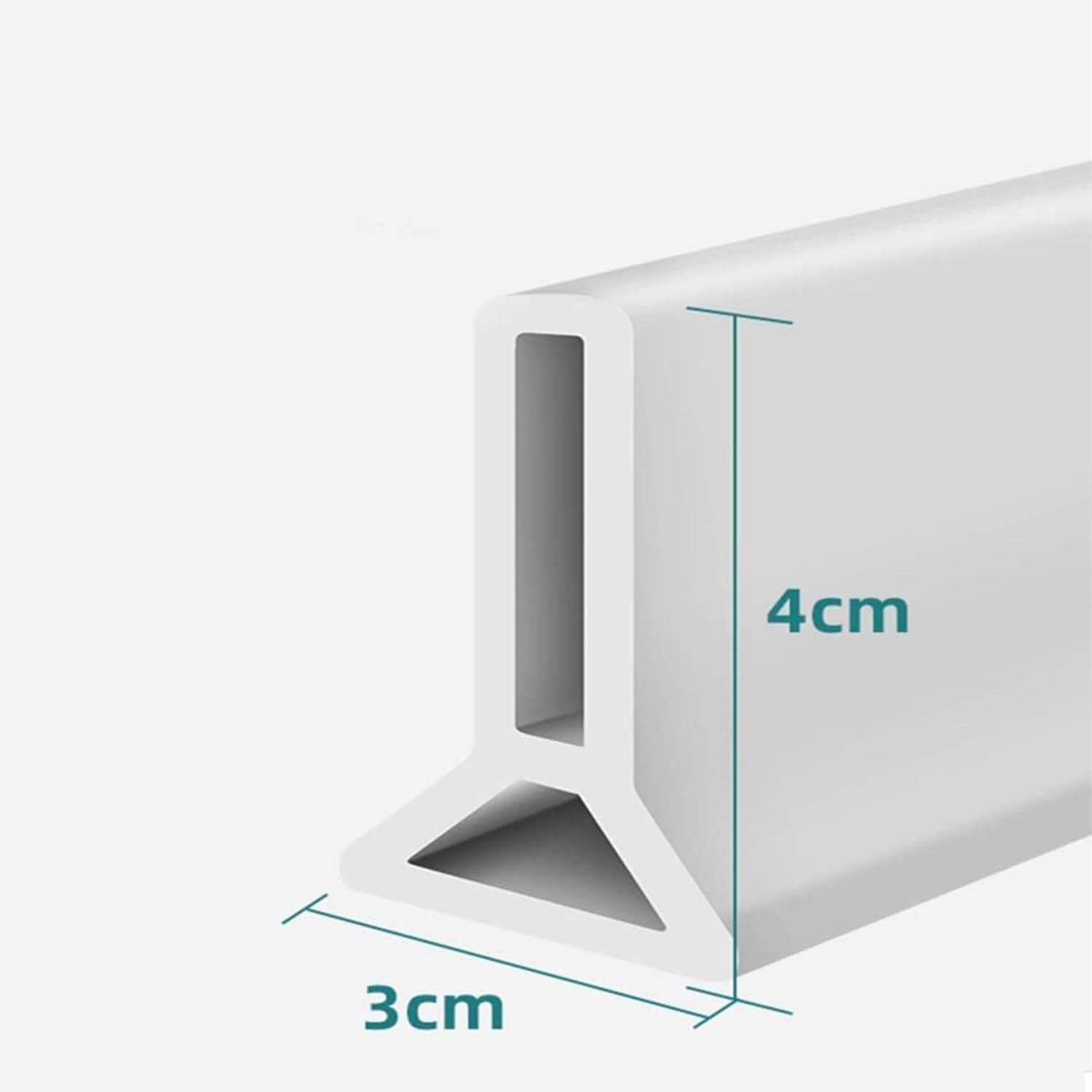 DARZYS Shower Threshold Water Dam, Shower Water Barrier Silicone Wet Room Bathroom Floor Sealing Strip Shower Threshold Dam Shower Barrier(1.4m) thumbnail 3