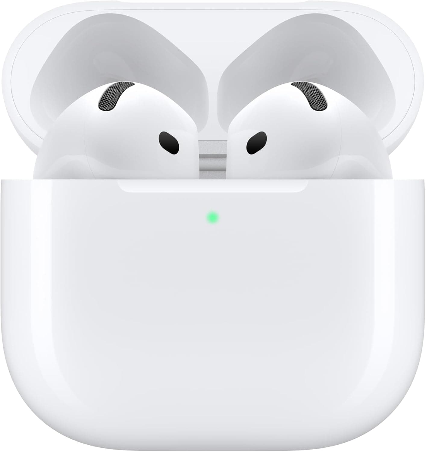 Apple AirPods 4 Wireless Earbuds, Bluetooth Headphones, Personalized Spatial Audio, Sweat and Water Resistant, USB-C Charging Case, H2 Chip, Up to 30 Hours of Battery Life, Effortless Setup for iPhone thumbnail 2