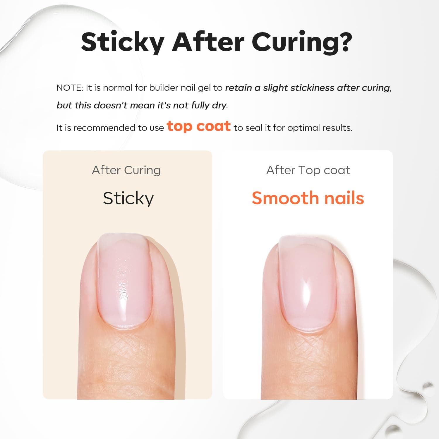 modelones Builder Nail Gel, 7-in-One Clear Builder Nail Polish with Detachable Liner Brush, 15ml LED Lamp Cured Rubber Base Gel Polish Strengthener Color Base Coat Thickening Solution thumbnail 8