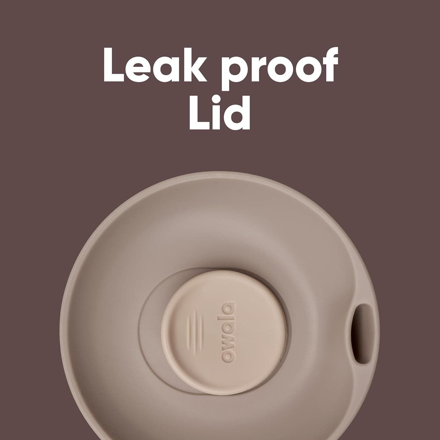 Owala SmoothSip Slider Insulated Stainless Steel Coffee Tumbler, Reusable Iced Coffee Cup, Hot Coffee Travel Mug, BPA Free 12 oz, Vanilla Bean thumbnail 3