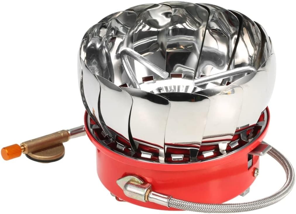 JSEIAJB Piezo Ignition Gas Stove Outdoor Cooking Gas Burner with Extended Pipe for Camping Travel Picnic BBQ Equipment thumbnail 6