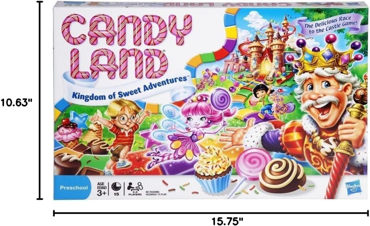 Hasbro Gaming Candy Land Kingdom of Sweet Adventures Board Game for Kids, Ages 3 & Up (Amazon Exclusive) thumbnail 5