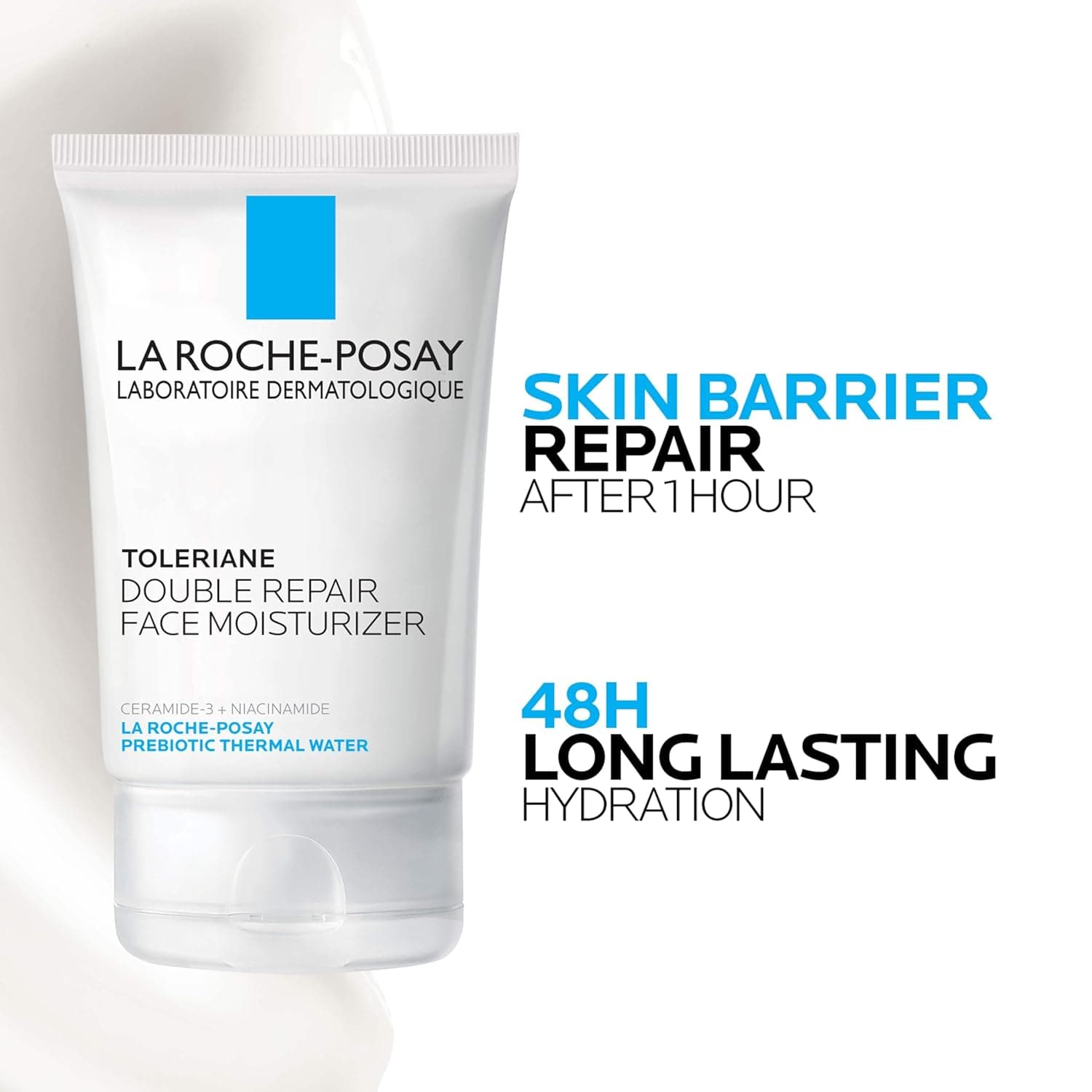 La Roche-Posay Toleriane Double Repair Face Moisturizer, Daily Moisturizer Face Cream with Ceramide & Niacinamide for All Skin Types, Immediate Comfort & Long Lasting Hydration, Fragrance Free thumbnail 4