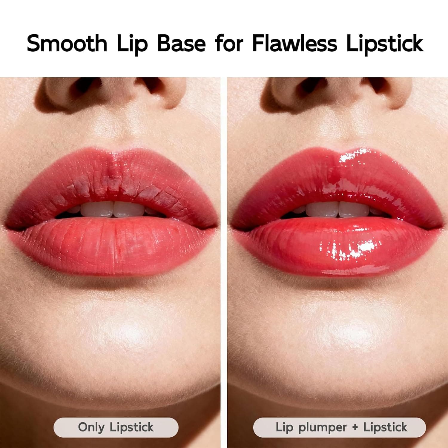 YouthVibe Hydrating Lip Primer & Plumper Gloss - 5% Volufiline™, Squalane, Shea Butter, Collagen, Peptide & PDRN - Moisturizing Lip Care for Smoother, Softer Lips thumbnail 5