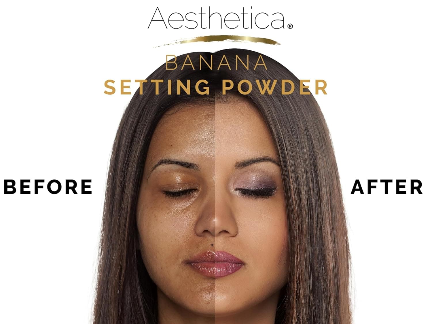 Aesthetica Banana Loose Setting Powder - Flash Friendly Superior Matte Finish Highlighter & Finishing Powder - Includes Velour Puff thumbnail 5