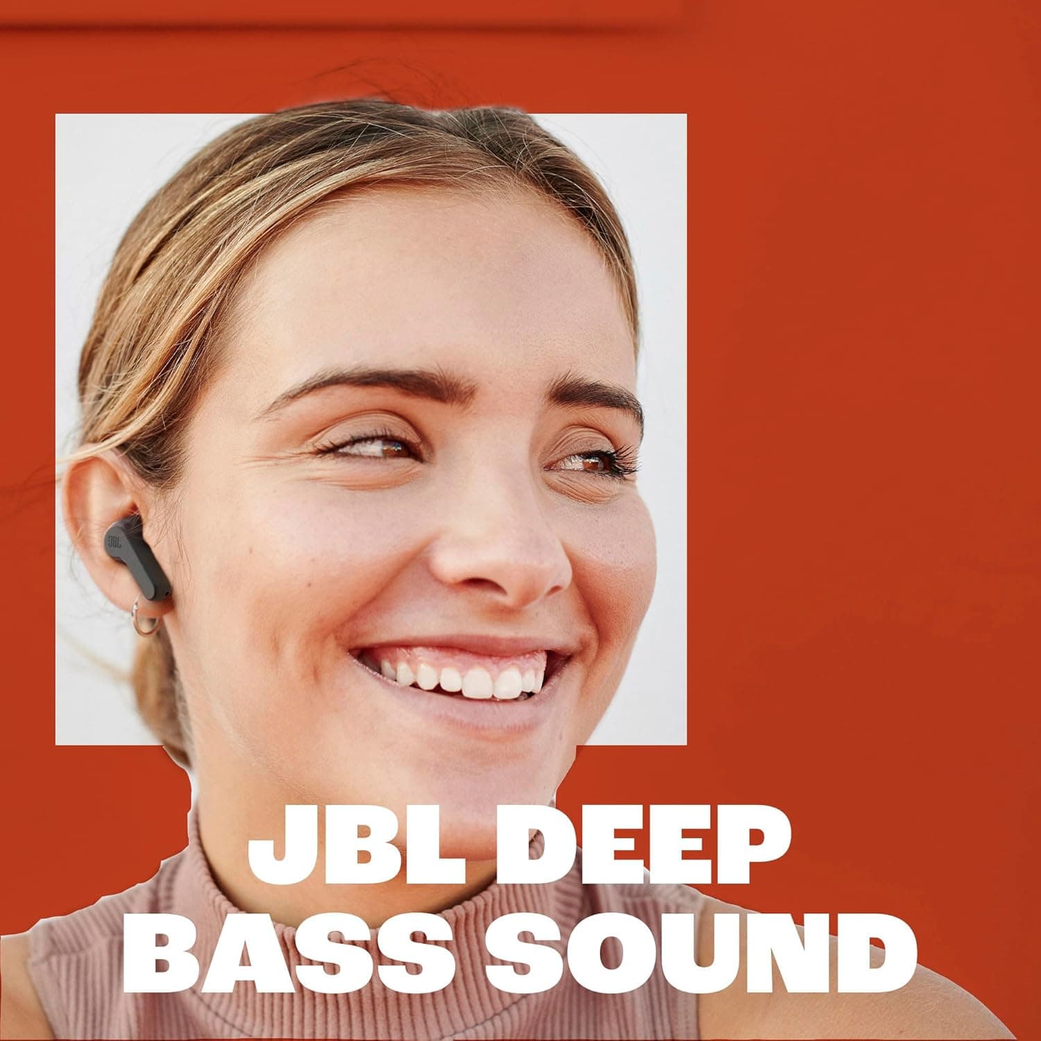JBL Vibe Beam - True Wireless JBL Deep Bass Sound Earbuds, Bluetooth 5.2, Water & Dust Resistant, Hands-free call with VoiceAware, Up to 32 hours of battery life (Black) thumbnail 5
