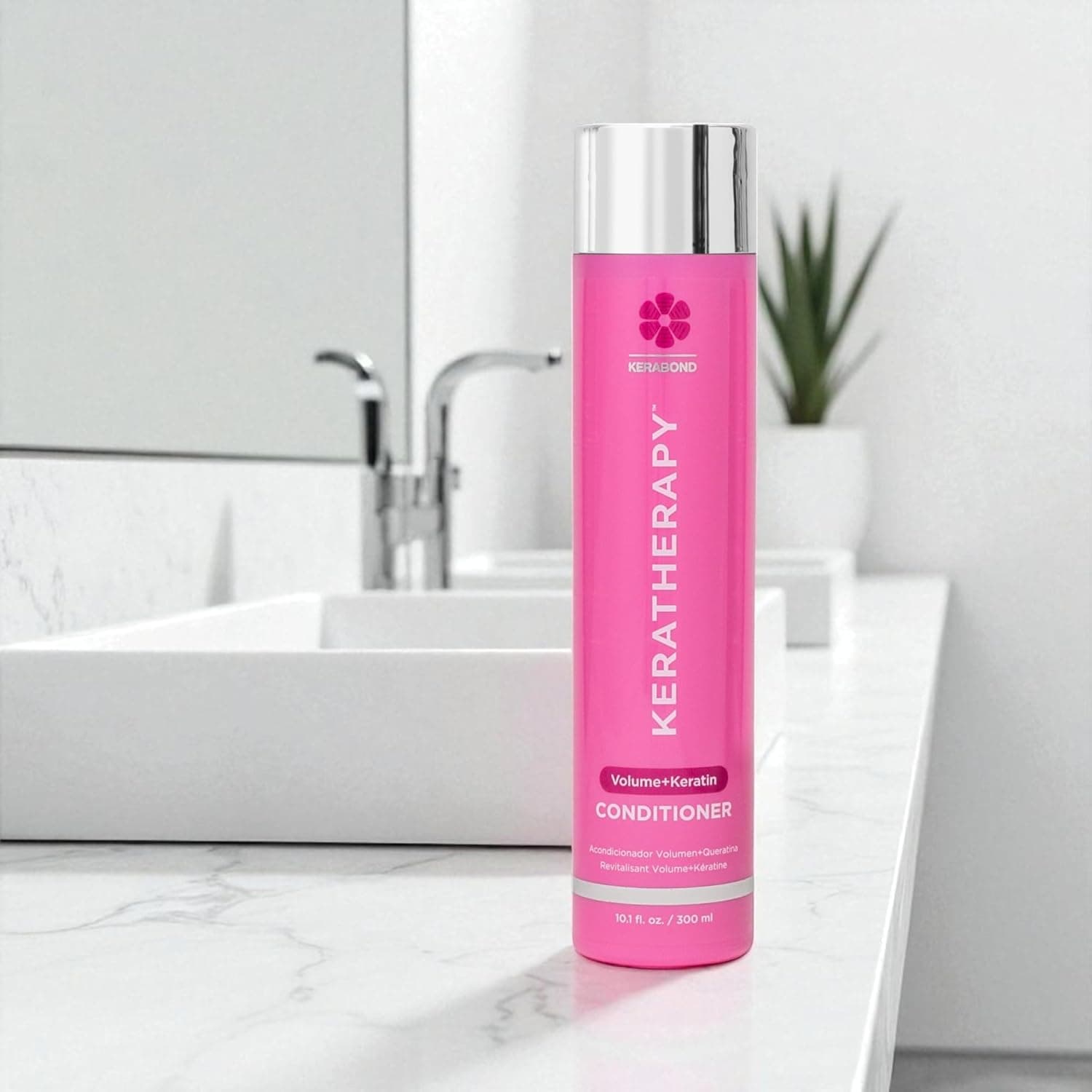 Keratherapy Keratin Infused Volume Conditioner, 10.1 fl. oz., 300 ml - Thin Hair Conditioner for Volume & Thickening - With Hemp Seed Oil, Indian Laurel Extract, Sea Kelp & Hydrolyzed Silk thumbnail 2