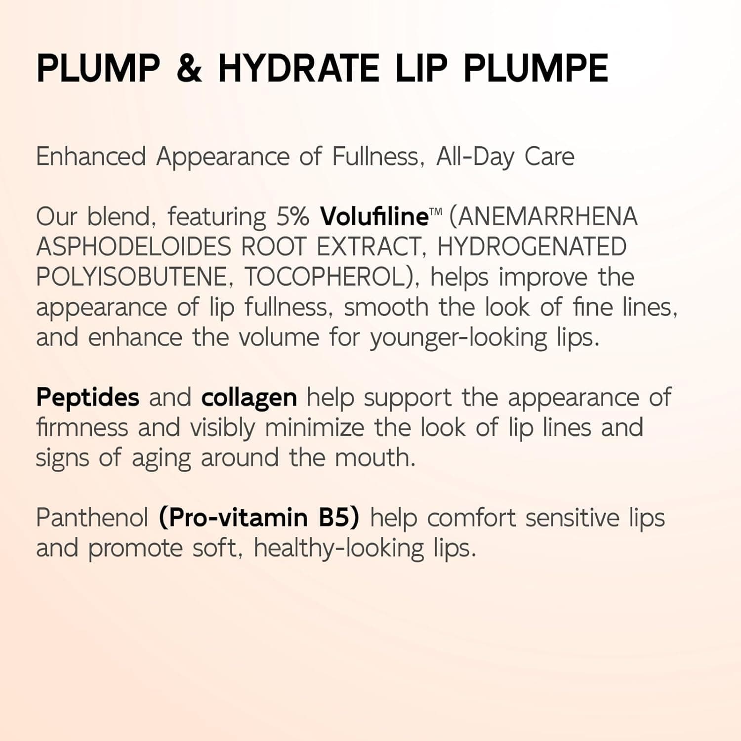 YouthVibe Hydrating Lip Primer & Plumper Gloss - 5% Volufiline™, Squalane, Shea Butter, Collagen, Peptide & PDRN - Moisturizing Lip Care for Smoother, Softer Lips thumbnail 9