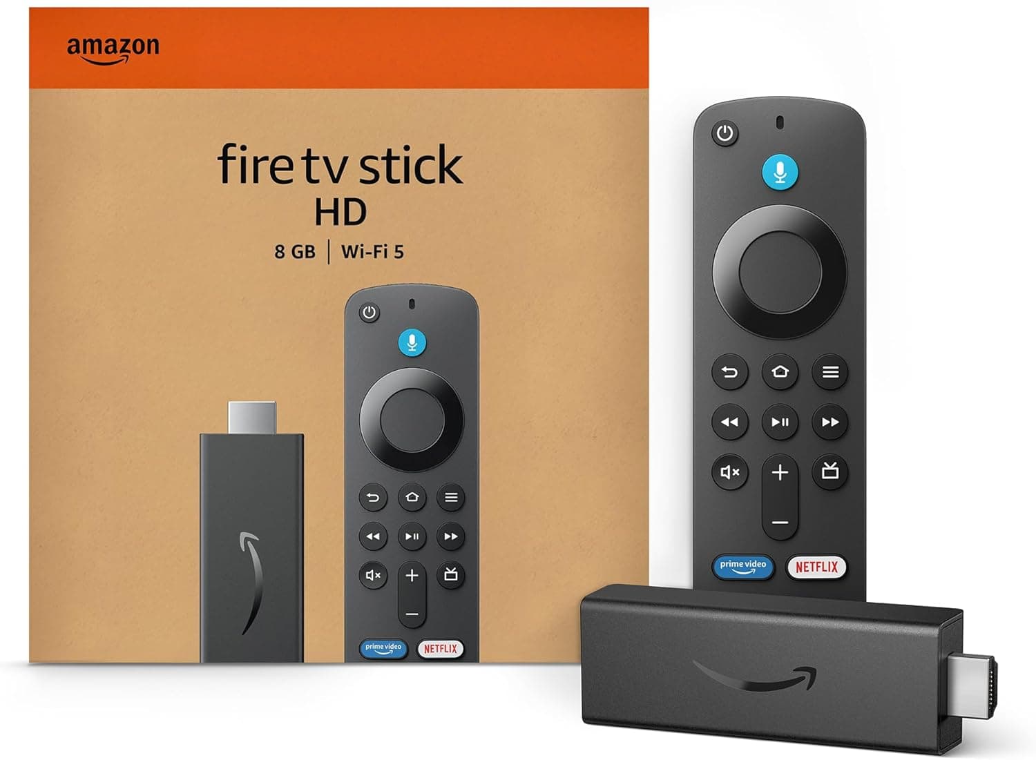 Amazon Fire TV Stick HD (newest model), free and live TV, Alexa Voice Remote, smart home controls, HD streaming thumbnail 2