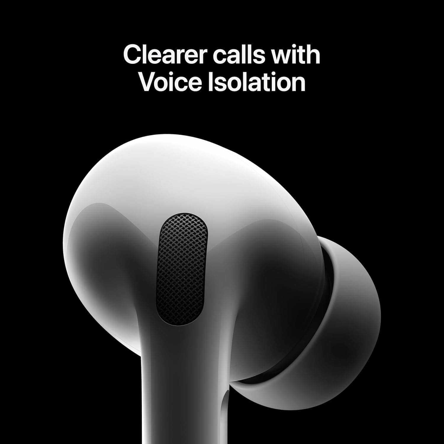 Apple AirPods Pro 2 Wireless Earbuds, Active Noise Cancellation, Hearing Aid Feature, Bluetooth Headphones, Transparency, Personalized Spatial Audio, High-Fidelity Sound, H2 Chip, USB-C Charging thumbnail 6