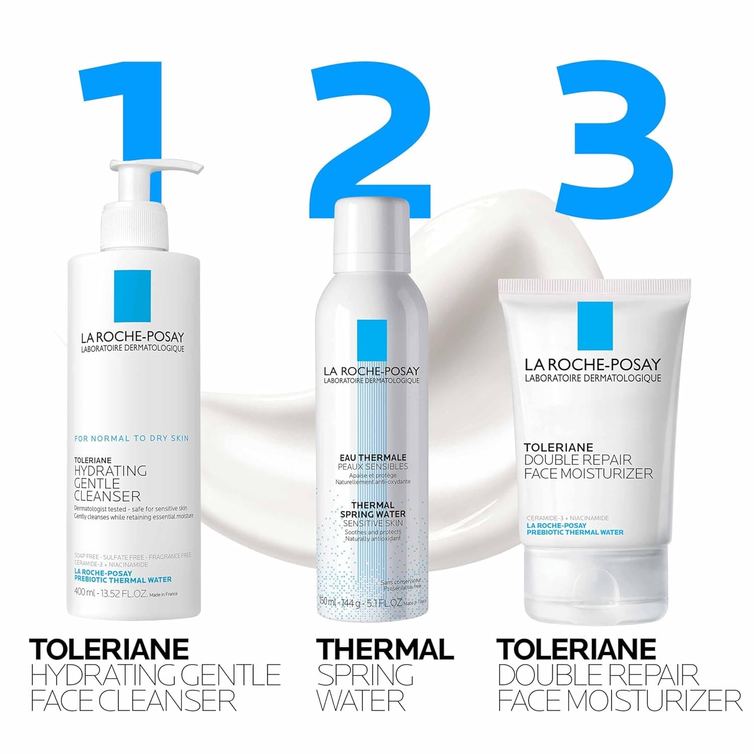La Roche-Posay Toleriane Double Repair Face Moisturizer, Daily Moisturizer Face Cream with Ceramide & Niacinamide for All Skin Types, Immediate Comfort & Long Lasting Hydration, Fragrance Free thumbnail 8