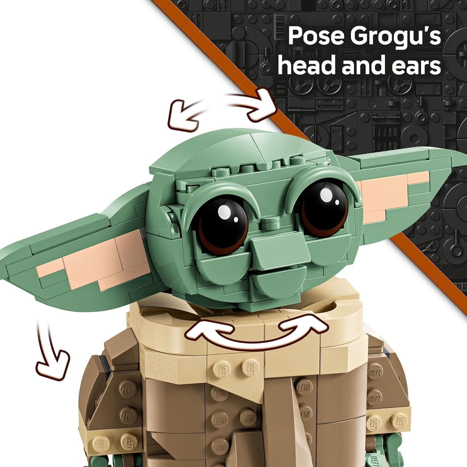 LEGO Star Wars Grogu with Hover Pram Building Toy Set - Star Wars Toy for Kids, Boys & Girls, Ages 10+ - Gift Idea for Birthday - 75403 thumbnail 3