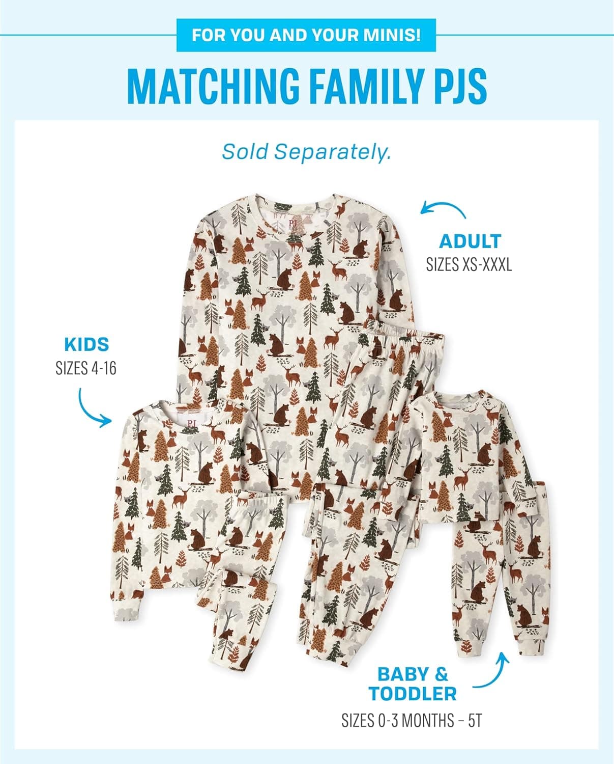 The Children's Place Family Matching, Christmas and Holiday Pajama Sets, Cotton thumbnail 2