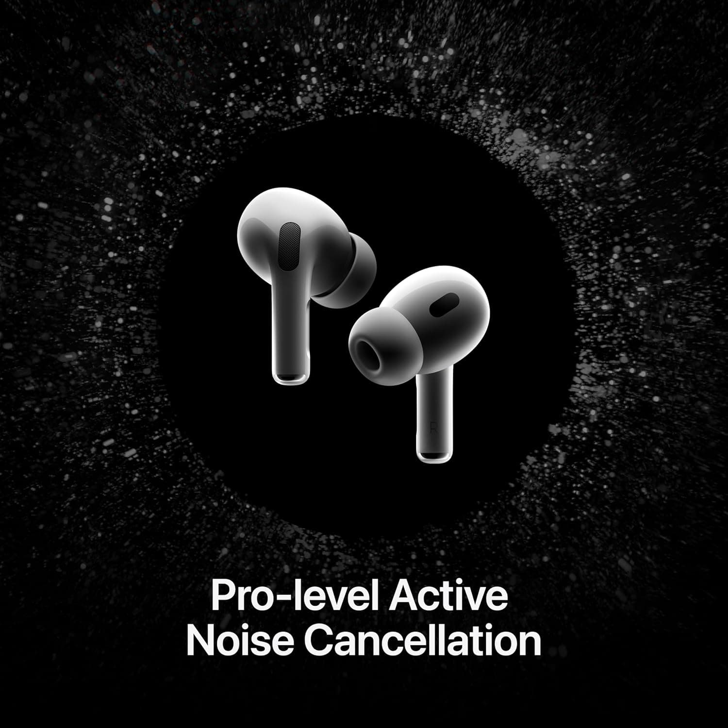 Apple AirPods Pro 2 Wireless Earbuds, Active Noise Cancellation, Hearing Aid Feature, Bluetooth Headphones, Transparency, Personalized Spatial Audio, High-Fidelity Sound, H2 Chip, USB-C Charging thumbnail 3