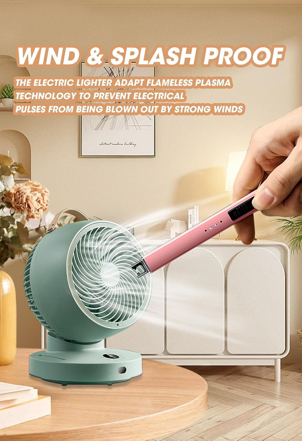 MEIRUBY Electric Candle Lighter, Christmas Stocking Stuffers Gifts for Women Mom Men Wife Sister, USB Arc Rechargeable Windproof Long Lighter for Candle BBQ Housewarming Birthday Gifts Idals thumbnail 6