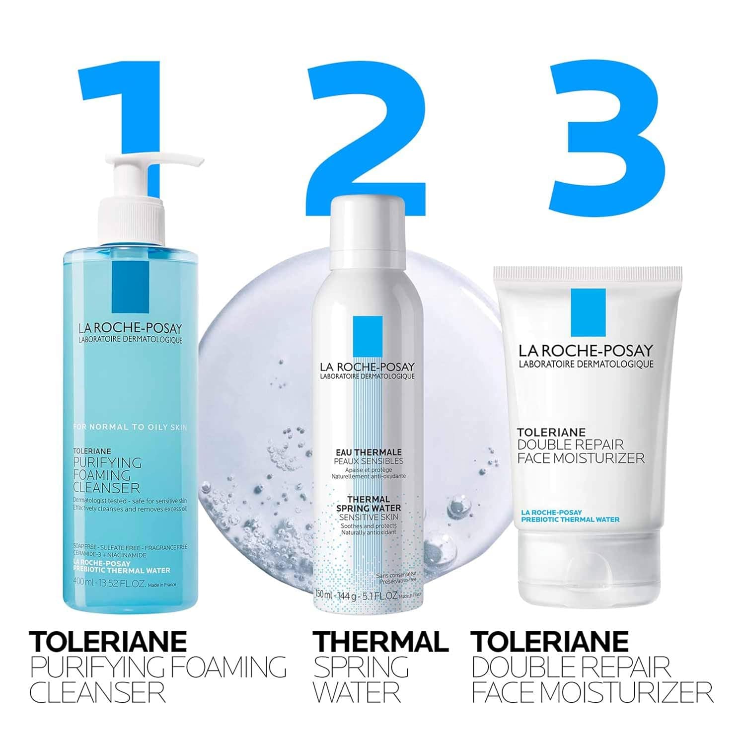 La Roche-Posay Toleriane Purifying Foaming Facial Cleanser, Oil Free Face Wash for Women & Men with Niacinamide + Ceramides, Pore Cleanser Safe For Sensitive Skin, Won’t Dry Out Skin, Soap Free thumbnail 9