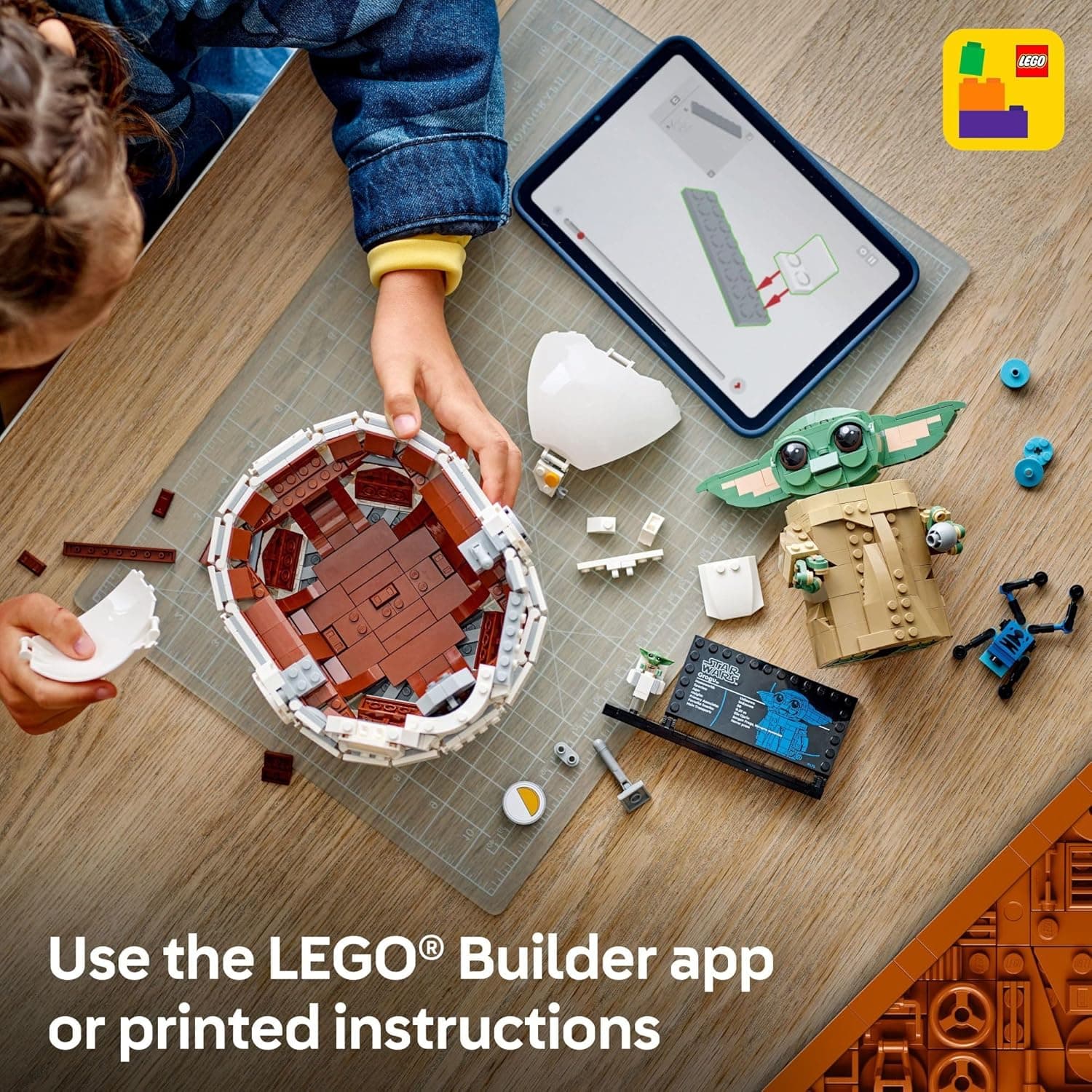 LEGO Star Wars Grogu with Hover Pram Building Toy Set - Star Wars Toy for Kids, Boys & Girls, Ages 10+ - Gift Idea for Birthday - 75403 thumbnail 6